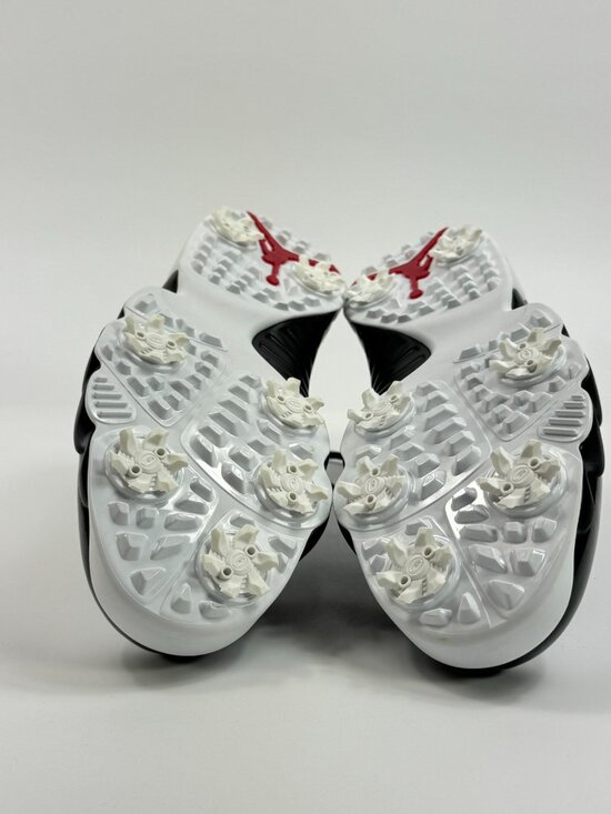 Air Jordan 9 Low Golf \'White Black True Red\' FJ5934-100 size 8.5 READ